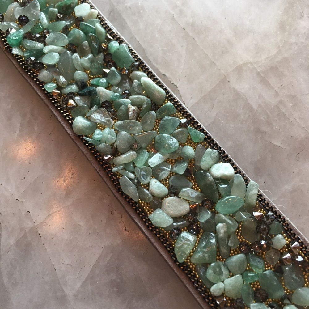 Gorgeous Green Aventurine Stone Bracelet - Picture 7 of 9